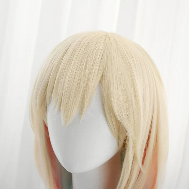 Astricos LOL Elementalist Lux Cosplay Wig - 30cm Mixed Color Women's Heat Resistant Synthetic Hair - Astricos