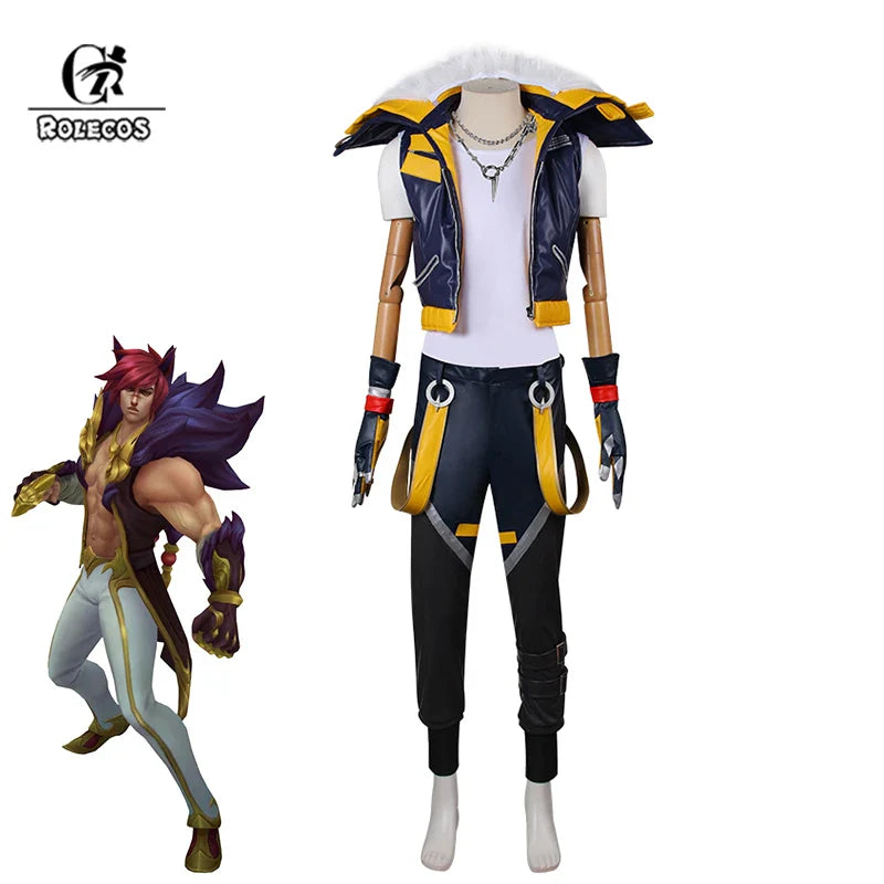 Astricos Game LOL Heartsteel Sett Cosplay Costume for Men - Adult Roleplay Fantasia Outfit - Astricos