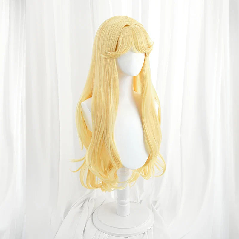 Astricos Lovestruck Lux Cosplay Wig 85cm Yellow Women Cosplay Wigs Heat Resistant Synthetic Hair - Astricos