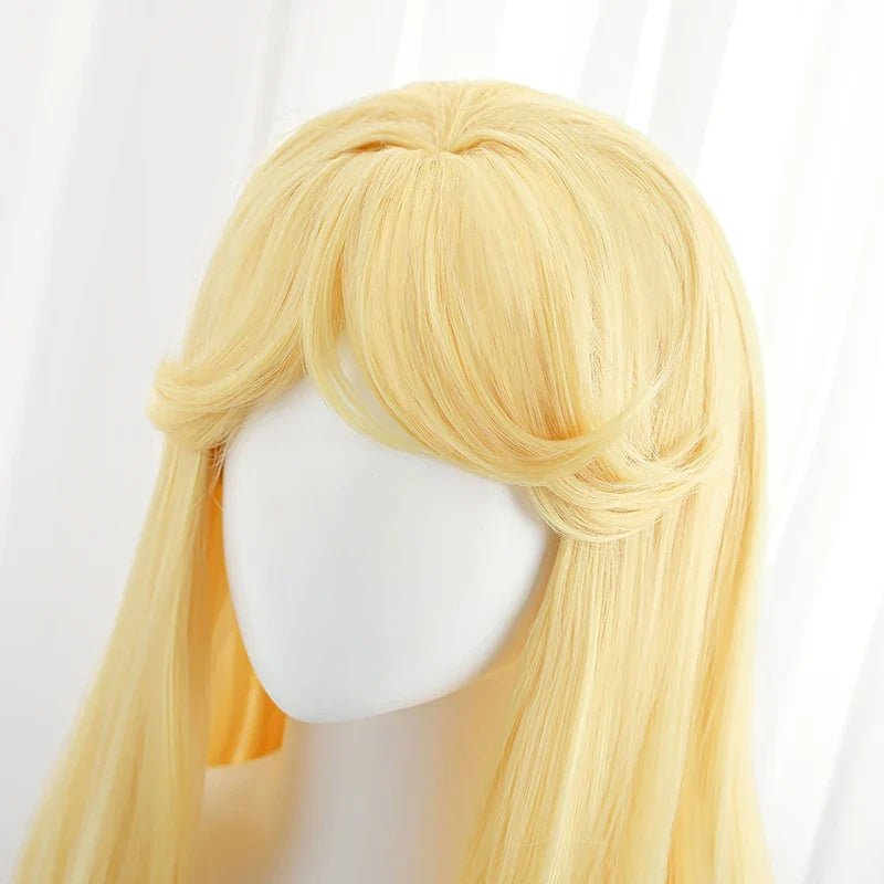 Astricos Lovestruck Lux Cosplay Wig 85cm Yellow Women Cosplay Wigs Heat Resistant Synthetic Hair - Astricos