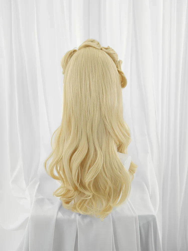 Astricos High Noon Evelynn Cosplay Wig - 55cm Blonde Synthetic Hair for Women - Astricos