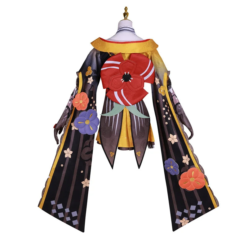 Astricos Genshin Impact Chiori Cosplay Costume - Inazuma Style Kimono for Women's Party or Halloween - Astricos