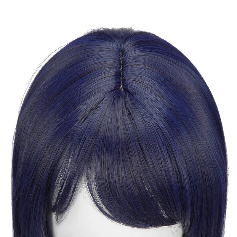 Astricos Kujou Sara Cosplay Wig - 35cm Short Straight Synthetic Hair for Ultimate Role-Playing - Astricos