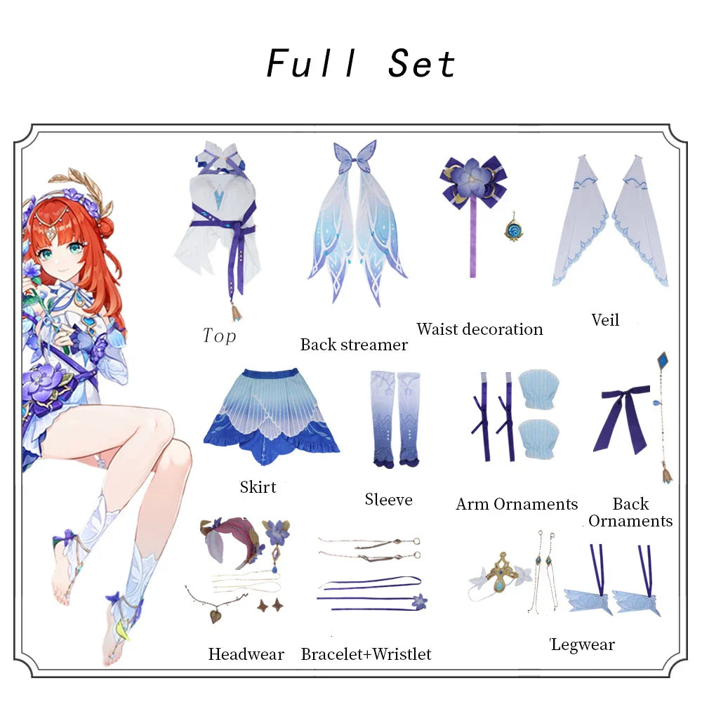 Astricos Nilou Cosplay Costume - Breeze of Sabaa for Women - Full Set New Skin - Astricos