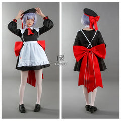 Astricos Noelle Cosplay Costume - Genshin Impact Maid Lolita Dress with Hat for Women - Astricos