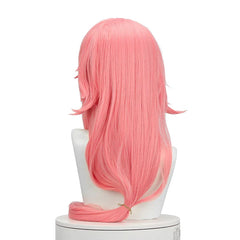 Astricos Yae Miko Cosplay Wig - 80cm Long Pink Straight Synthetic Hairpiece for Genshin Impact Fans - Astricos