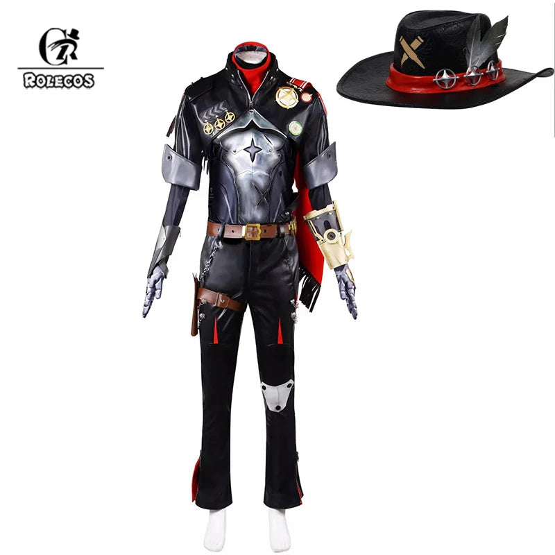 Astricos Boothill Sci-fi Cowboy Cosplay Costume for Men - Perfect for Honkai Star Rail Fans - Astricos