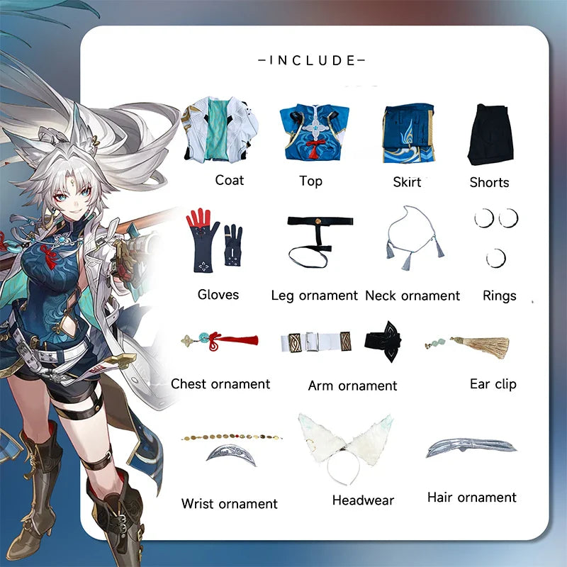 Astricos Honkai Star Rail Feixiao Cosplay Costume - The Great General Merlin's Claw Suit for Men - Astricos