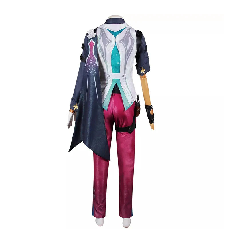 Astricos Gallagher Cosplay Costume - Security Officer Gallagher Men's Halloween Party Outfit with Wine Bottle - Astricos