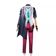 Astricos Gallagher Cosplay Costume - Security Officer Gallagher Men's Halloween Party Outfit with Wine Bottle - Astricos