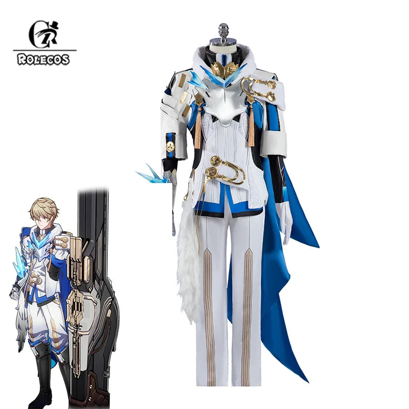 Astricos Gepard Cosplay Costume - Silvermane Guards Uniform for Men - Astricos