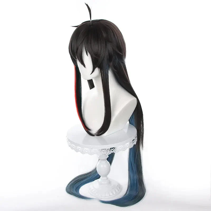 Astricos Imbibitor Lunae DanHeng Cosplay Wig - 105cm Long Mixed Color Synthetic Hair - Astricos