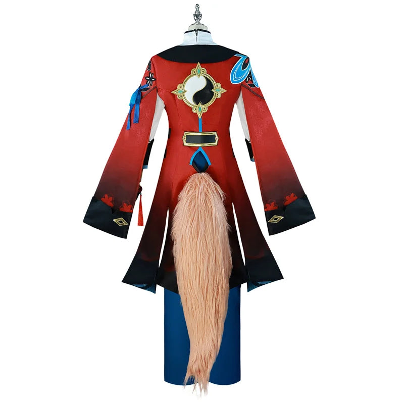 Astricos Jiaoqiu Cosplay Costume - Foxian Healer Men Suit with Tail for Honkai Star Rail Fans - Astricos