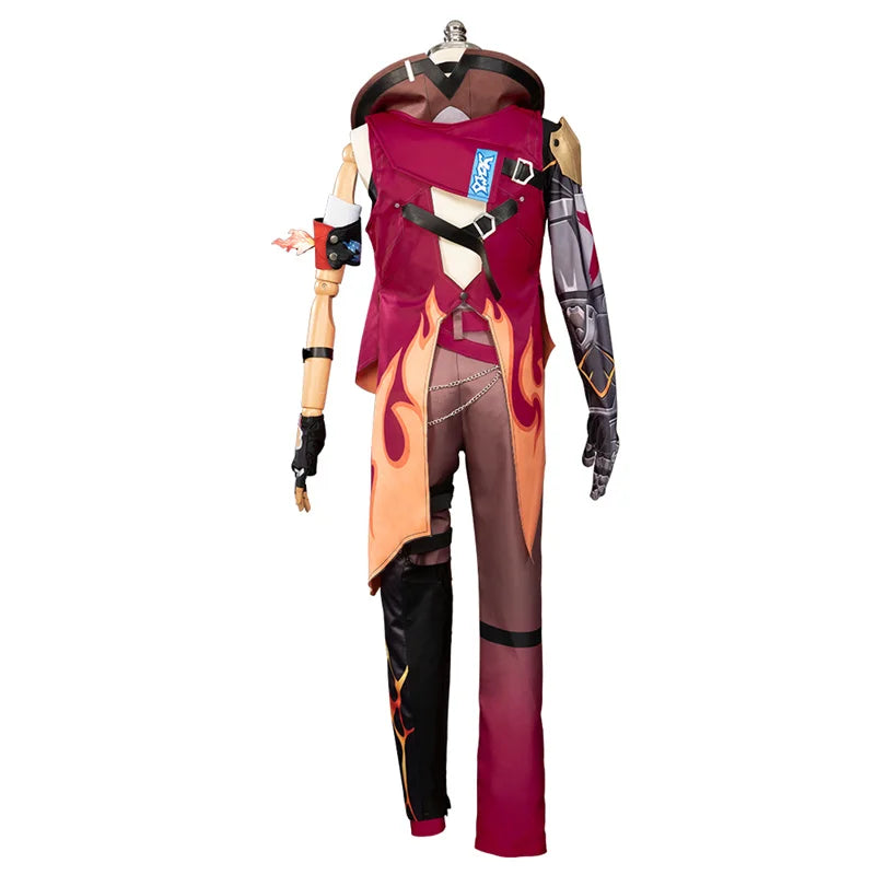 Astricos Luka Cosplay Costume - Embody the Wildfire Boxer Champion in Ancient Style - Astricos