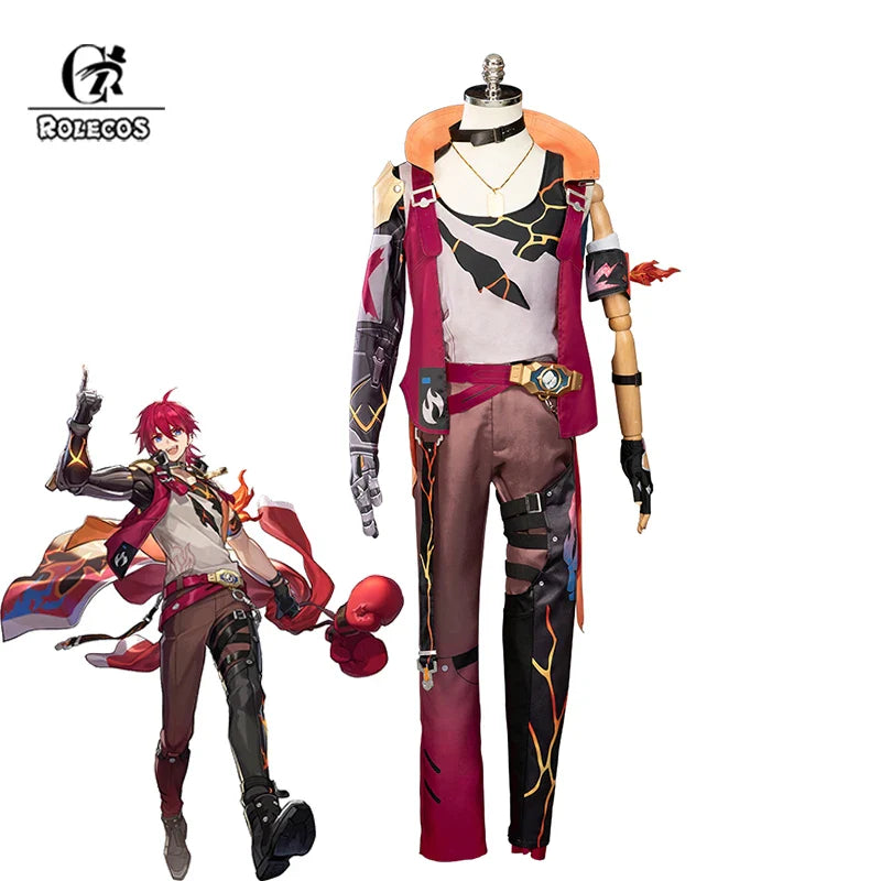 Astricos Luka Cosplay Costume - Embody the Wildfire Boxer Champion in Ancient Style - Astricos