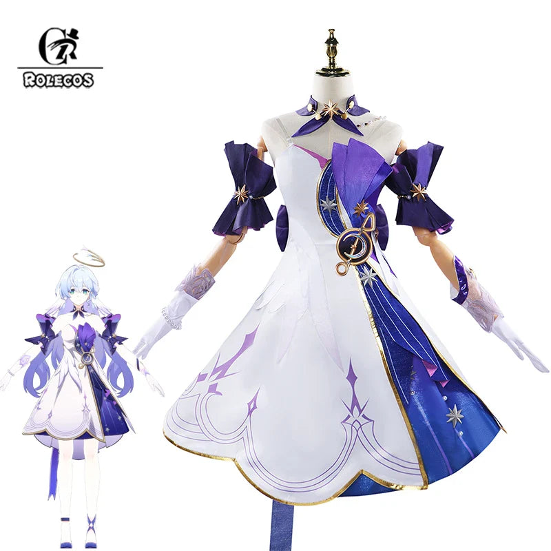 Astricos Robin Cosplay Costume - Penacony Idol Singer Dress for Women with Musical Theme - Astricos