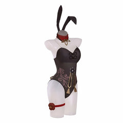 Astricos Hutao Bunny Girl Costume - Genshin Impact Sexy Women Jumpsuit Original Cosplay Full Set - Astricos