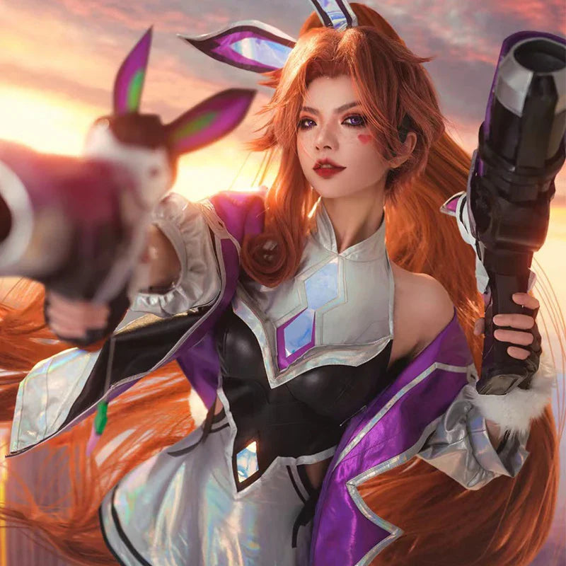 Astricos Miss Fortune Battle Bunny Cosplay Costume - Stunning Sexy Women's Dress for LOL Fans - Astricos