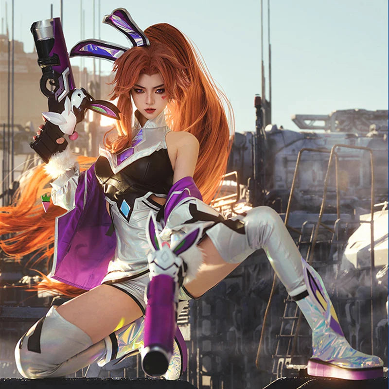 Astricos Miss Fortune Battle Bunny Cosplay Costume - Stunning Sexy Women's Dress for LOL Fans - Astricos