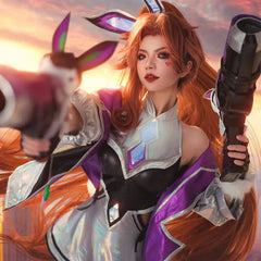 Astricos Miss Fortune Battle Bunny Cosplay Costume - Stunning Sexy Women's Dress for LOL Fans - Astricos