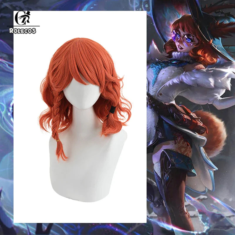 Astricos Champion The Witch Between Worlds Aurora Cosplay Wig 35cm Women Battle Bunny Aurora Heat Resistant Synthetic Hair - Astricos