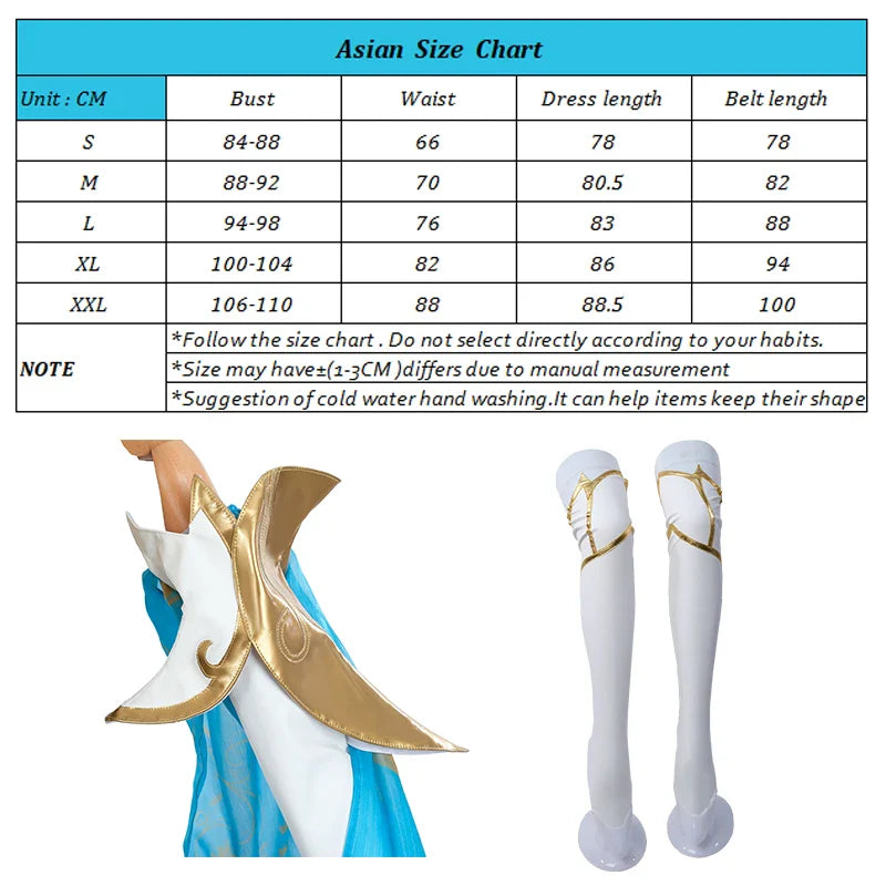 Astricos Immortal Irelia Cosplay Costume - Divine Sword Irelia Dress for Women with Headwear - Astricos