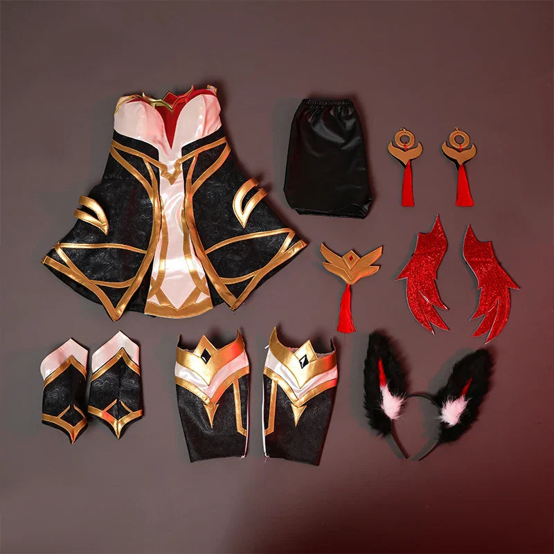 Astricos Ahri Cosplay Costume - Risen Legend Edition for Women - Astricos