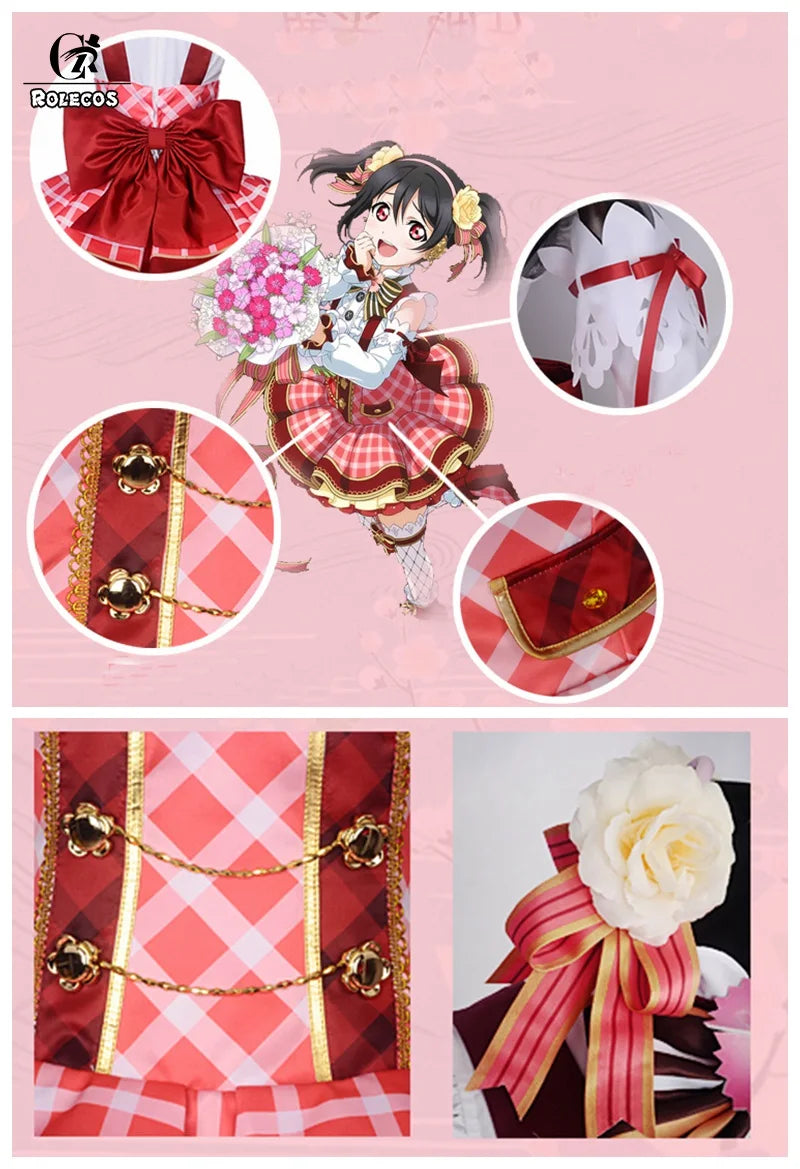 Astricos Love Live Flower Bouquet Cosplay Costume - Yazawa Nico, Nozomi Tojo, and More - Astricos