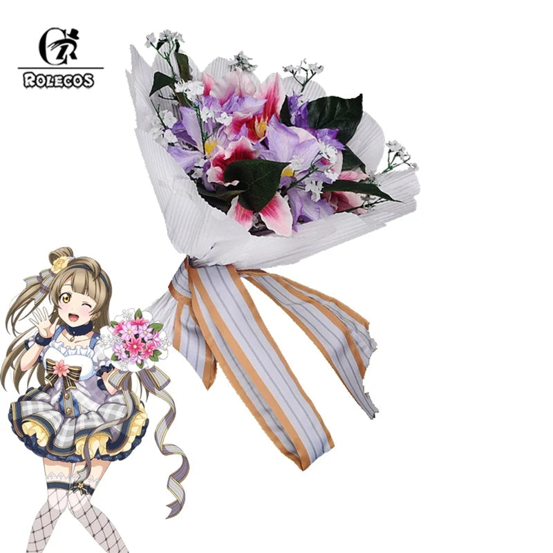 Astricos Flower Bouquet Cosplay - Love Live Inspired Floral Accessory - Astricos