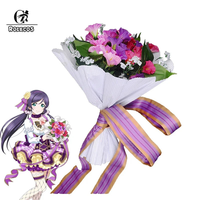 Astricos Flower Bouquet Cosplay - Love Live Inspired Floral Accessory - Astricos