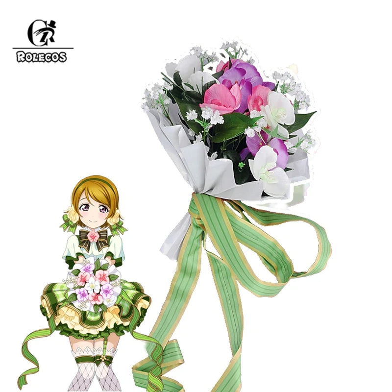 Astricos Flower Bouquet Cosplay - Love Live Inspired Floral Accessory - Astricos