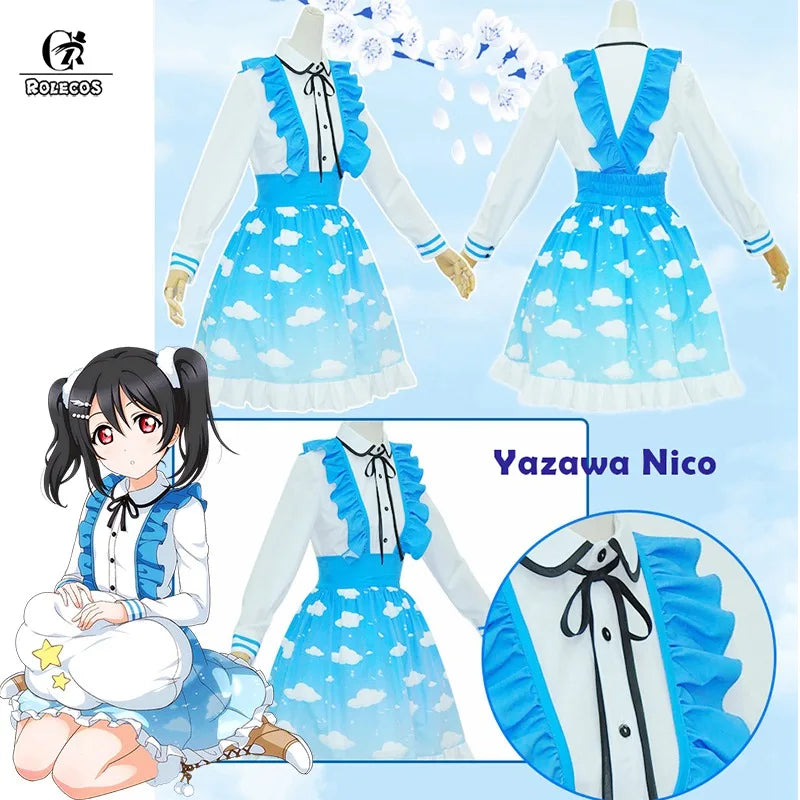 Astricos Love Live Cosplay Costumes - Maki Rin Nico Umi Kotori Hanayo Nozomi Lolita Dresses - Astricos