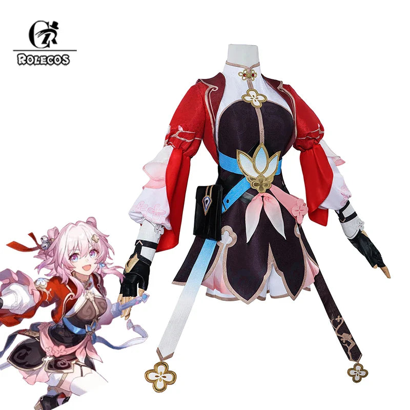 Astricos March 7th Cosplay Costume - Honkai Star Rail Inspired Outfit for Women - Astricos