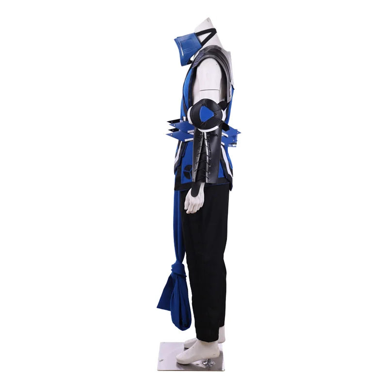 Astricos Sub-Zero Cosplay Costume | Authentic Ninja Blue Fighter Suit for Adults - Astricos