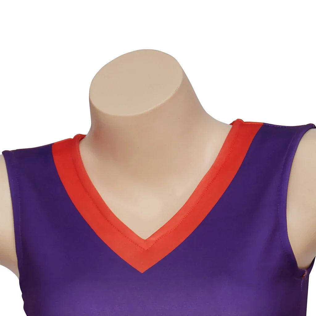 Astricos Cheerleader Costume - Vibrant Purple Cheerleading Outfit for Women, Inspired by High School Musical - Astricos