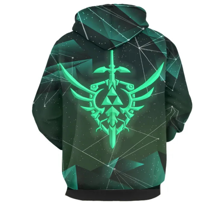 Astricos Adult Men 3D Print Cosplay Costume Hooded Sweatshirt for Halloween and Comic Con - Astricos