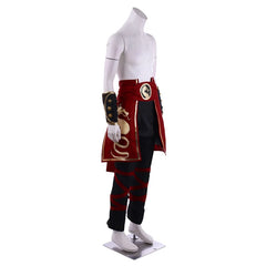 Astricos Liu Kang Cosplay Costume Deluxe Men's Halloween Party Suit with Headband - Astricos