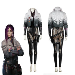 Astricos Cosplay Game Costume Women Punk Retro Battle Jumpsuit Jacket Uniform Suit for Halloween Carnival Party Outfits - Astricos