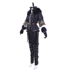 Astricos Yennefer Cosplay Hunt Costume For Women - Retro Black Uniform Suit for Halloween Carnival Party Witch Disguise - Astricos