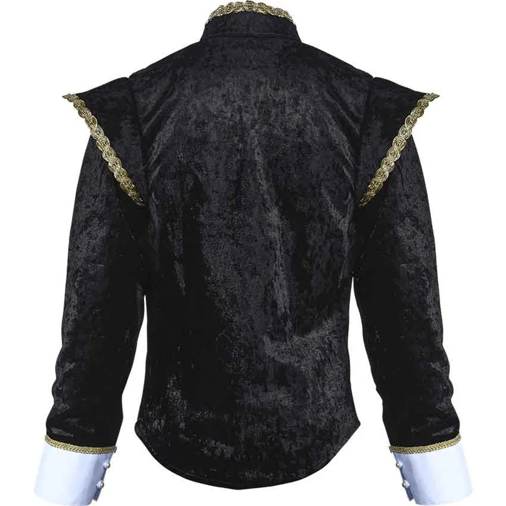 Men’s Astricos Jacket Cosplay Costume - Renaissance Elizabethan Uniform for Medieval Events - Astricos