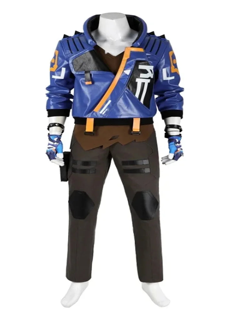 Astricos Yoru Cosplay Costume Men - Blue Uniform for Halloween, Carnival & Gaming Events - Astricos