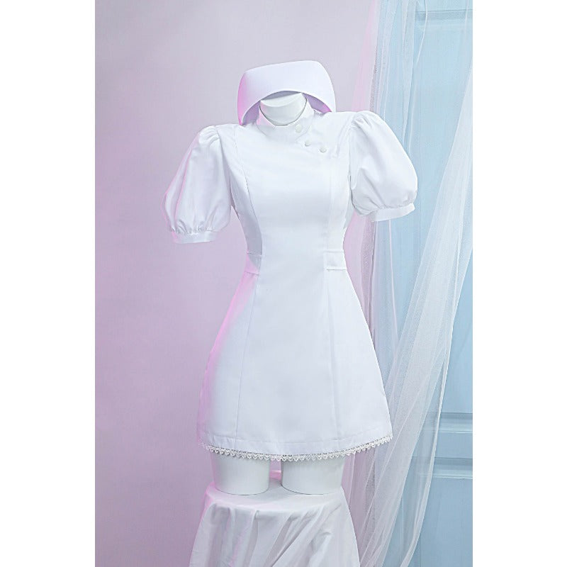 Astricos Anime Cosplay - Marin Kitagawa White Nurse Outfit from My Dress-Up Darling - Astricos