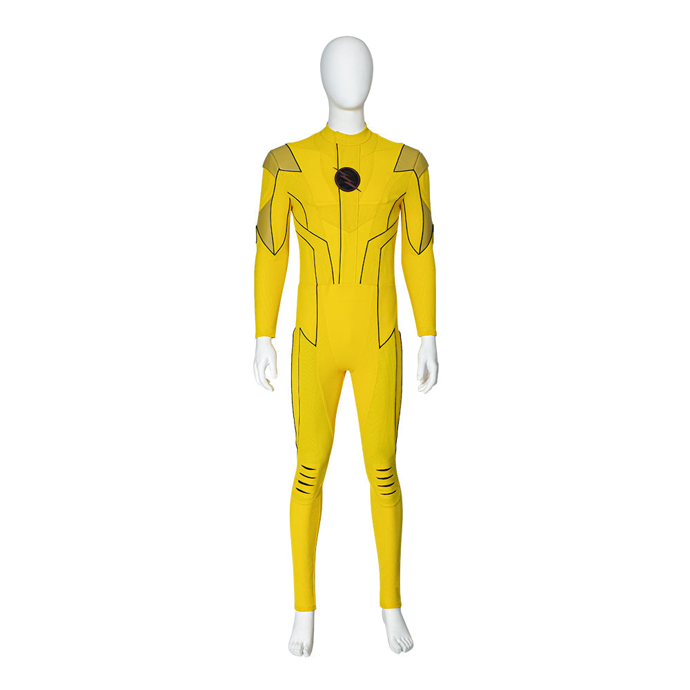 Astricos Reverse Flash Armageddon Cosplay Outfit - Barry Allen's Yellow Superhero Suit - Astricos