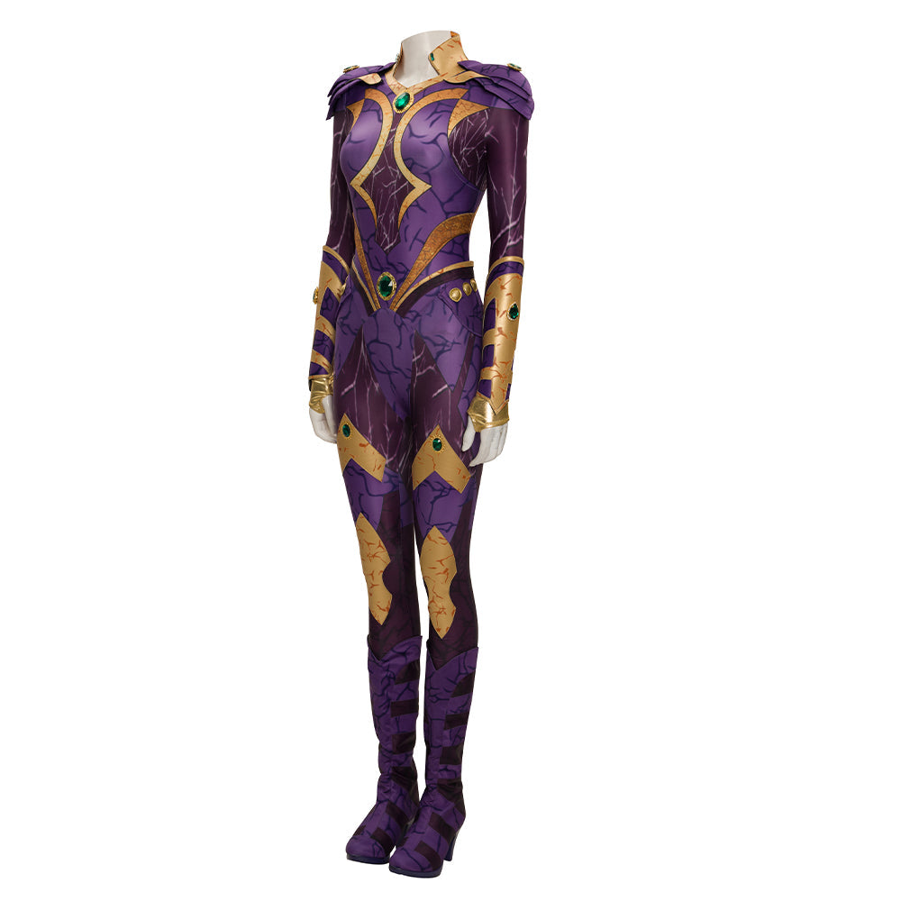 Astricos Starfire Superhero Costume - Premium Zentai Bodysuit for Kids and Adults - Astricos