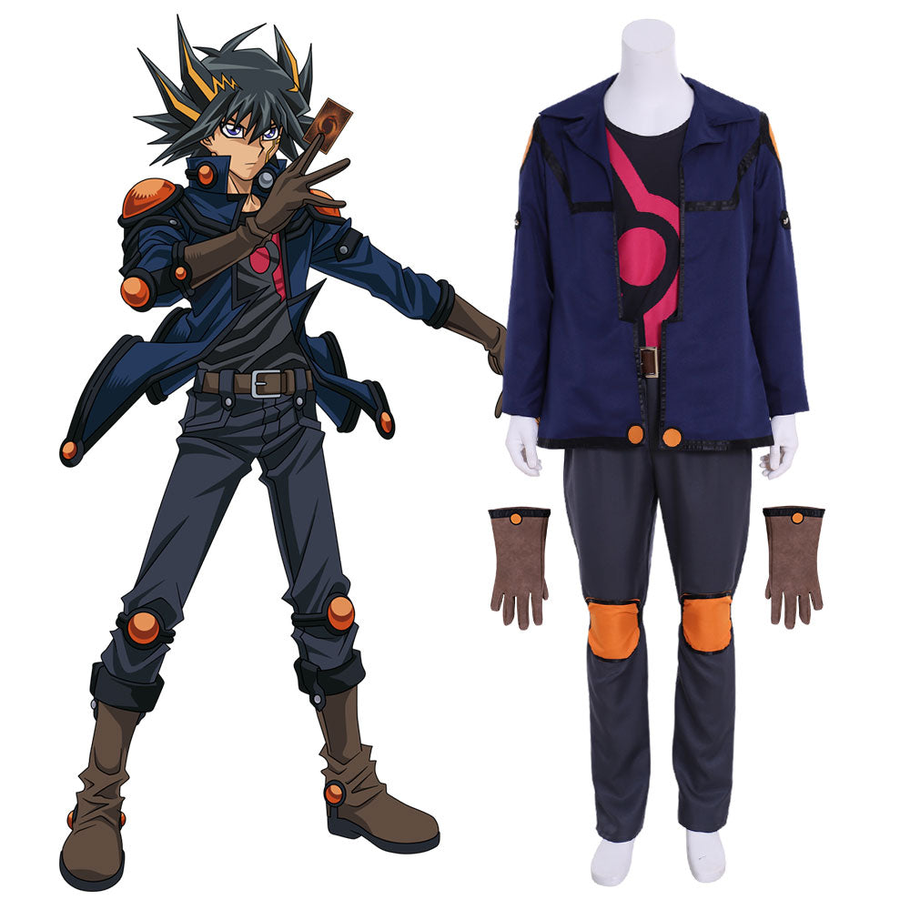 Astricos Fudo Yusei Cosplay Outfit | High-Quality Yu-Gi-Oh! Anime Costume - Astricos