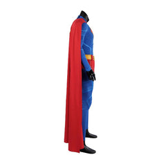 Astricos Superman Legacy Clark Kent Cosplay Costume - Blue Zentai Suit with Red Cape - Astricos