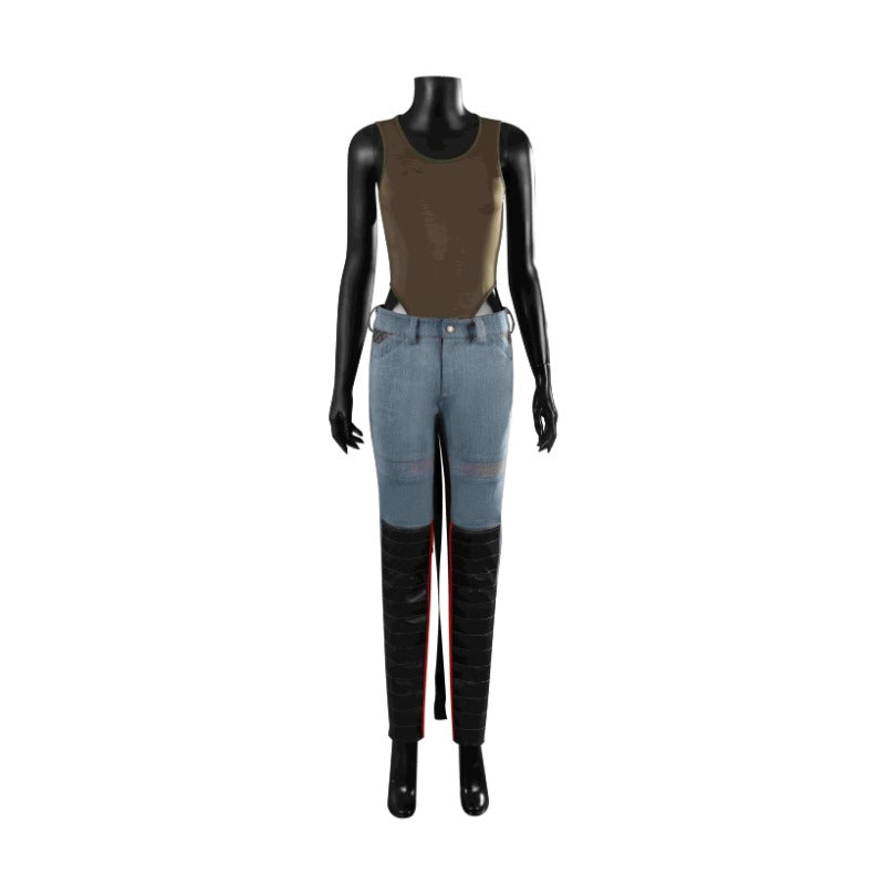 Astricos Palmer Punk Cosplay Costume - Complete Set with Shirt, Pants, Coat, Belts, Boots - Astricos