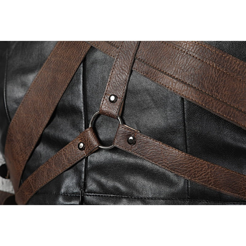 Astricos Geralt of Rivia Cosplay Leather Jacket - The Witcher 3 Wild Hunt Hero Suit for Halloween - Astricos