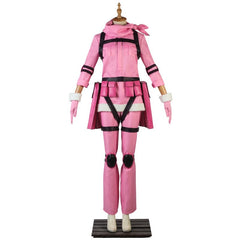 Astricos LLENN Sword Art Online GGO Cosplay Costume - Custom Made Pink Uniform - Astricos