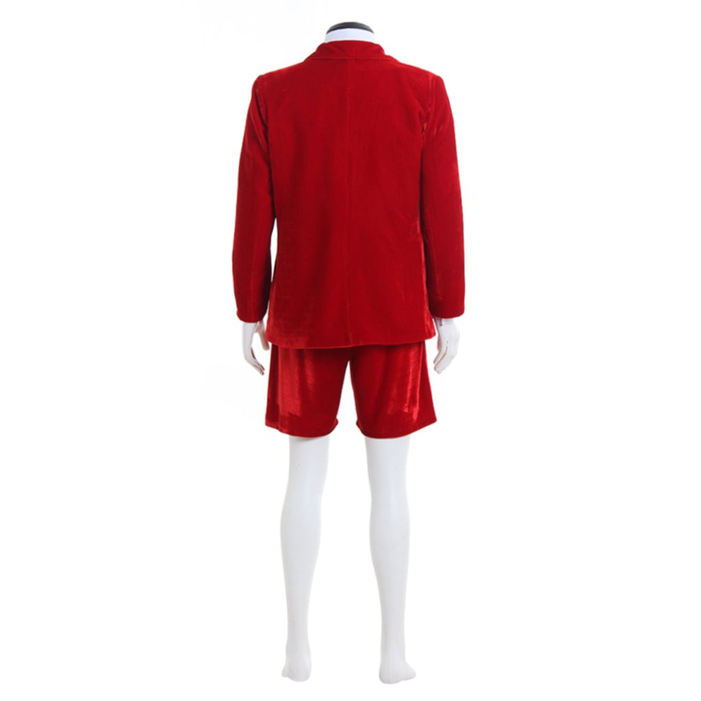 Astricos Angus Young School Boy Cosplay Costume – Men’s Velvet Coat & Shorts Set - Astricos